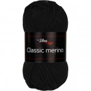 Příze Classic Merino, 6001, černé