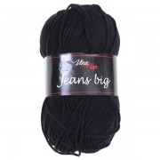 Příze Jeans Big, 8001, černá