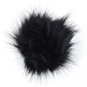 Bambule kožešinová,  8cm, černá