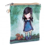 Dívčí kabelka 15x18,5 cm s potiskem, zelená