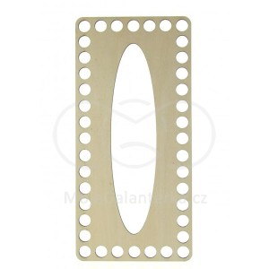 Víko na kapesníky, 21x10cm, topol