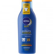 .Krém na opalování, Nivea Sun Protect Moisture SPF15, 200 ml