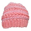 Návod na háčkovanou čepici, Čepice pro miminko, puff vodorovně, růžová