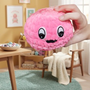 Návod na háčkovanou kouli, Antistresová koule, růžová