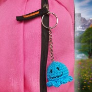 Návod na háčkování, Chobotnička, přívěsek na klíče (modrá)