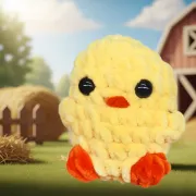 Návod na háčkované kuře, Kuřátko mini, žluté