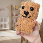 Návod na háčkovaného medvídka, Medvídek Bedřich, hnědý