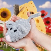 Návod na háčkování, Myš Hryzalka (šedá)