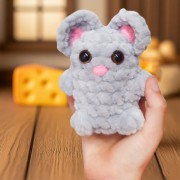 Návod na háčkování, Myška mini (šedá)