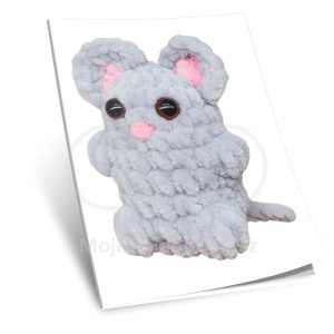 Návod na háčkování, Myška mini (šedá)
