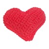 Návod na háčkované srdce, Srdce, přívěsek, červené