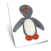 Návod na háčkování, Tučňák Pingu (šedý)