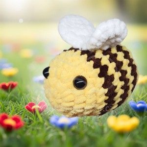 Návod na háčkovanou včelu, Včelka Bzučilka, žlutá