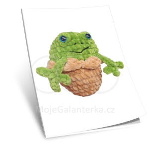Návod na háčkování, Žába Cupcake (zelená)