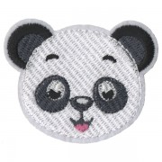 Nažehlovačka, Panda, 55x45mm, černobílá