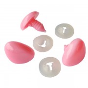Bezpečnostní čumák, 17x15 mm, růžový