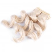 Vlasy pro panenky, 25 cm, vlnité, blond