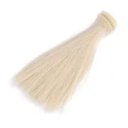 Vlasy pro panenky, 15 cm, blond