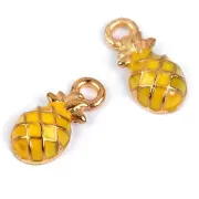 Přívěsek mini, ananas, žlutý