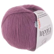 Příze Angora Merino, 3570, fialovo-růžová