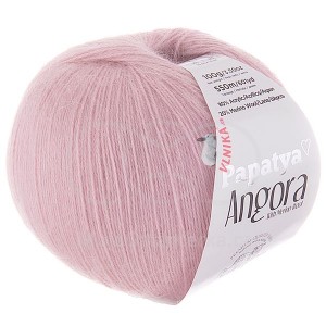 Příze Angora Merino, 4420, světle růžová