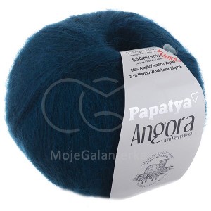 Příze Angora Merino, 5750, petrolej