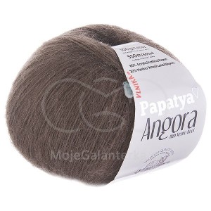 Příze Angora Merino, 9270, hnědošedá