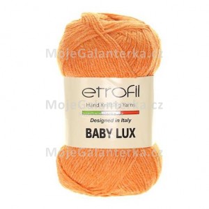 Příze Baby Lux, 70254, oranžová melange