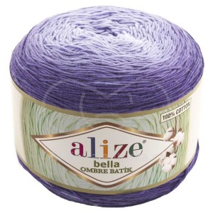 Příze Bella Ombre Batik, 7406, fialová