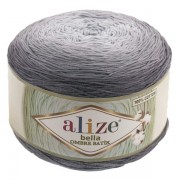 Příze Bella Ombre Batik, 7411, šedá