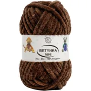 Příze Betynka Mini, 736, tmavě hnědá