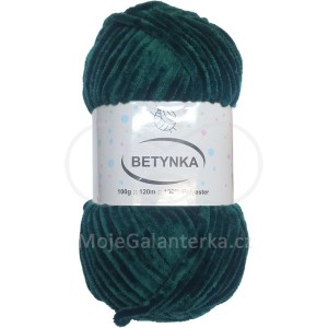 Příze Betynka, 362, tmavě zelená