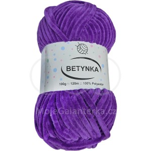 Příze Betynka, 380, fialová