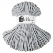 Příze Bobbiny, 3mm, LIGHT GREY (světle šedá)