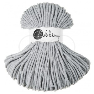 Příze Bobbiny, 3mm, LIGHT GREY (světle šedá)