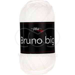 Příze Bruno Big, 402, bílá