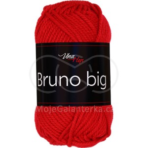 Příze Bruno Big, 409, červená