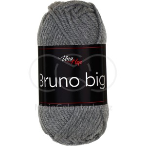 Příze Bruno Big, 414, tmavě šedá