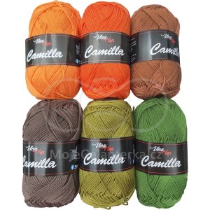 Příze Camilla, sada 2314 (6ks), podzimní