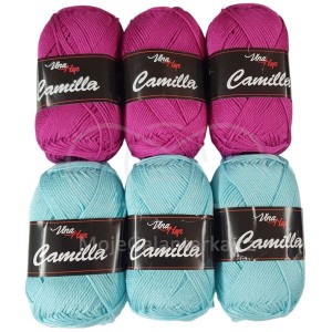 Příze Camilla, sada 2317 (6ks), nedoklubko