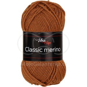 Příze Classic Merino, 61054, hnědá rezavá