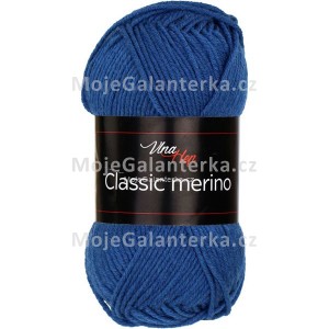 Příze Classic Merino, 61300, modrá