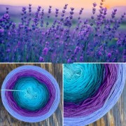 Příze Čarovné klbko, (3n), 1500m, Magic Beauty - Lavender