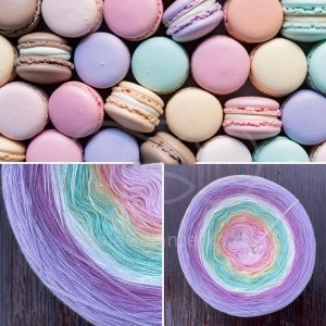 Příze Čarovné klbko, (3n), 1500m, Magic Beauty - Macaroons
