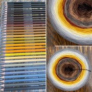 Příze Čarovné klubka, (3n), 2500m, Magic Beauty - 20 Colors - Pencils VIII