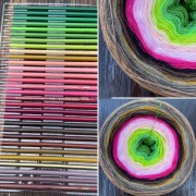 Příze Čarovné klubka, (3n), 1800m, Magic Beauty - 20 Colors - Pencils XVIII