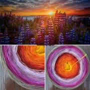 Příze Čarovné klbko, (4n), 1500m, Magic Beauty - Magic Sunset III