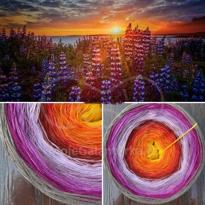 Příze Čarovné klbko, (4n), 1500m, Magic Beauty - Magic Sunset III