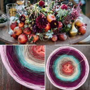 Příze Čarovné klbko, (4n), 1500m, Magic Beauty - Romantic IV