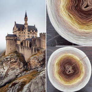 Příze Čarovné klbko, (3n), 1500m, Magic Beauty - Castle II